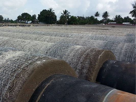 Offshore Pipeline Counterweight Welded Mesh for Strengthen Concrete Layer of the Pipeline