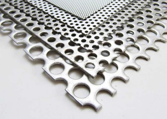 Factory Carbon Steel Round Hole Perforated Metal Screen Mesh