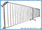 Crowd Control Barrier Mesh Fencing Steel Pipe Light Silver For Sporting Events