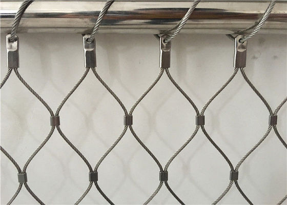 High Quality Pool Iron Fence Mesh Flexible Stainless Steel Wire Rope Zoo Mesh Fenc USA Fencing Mesh