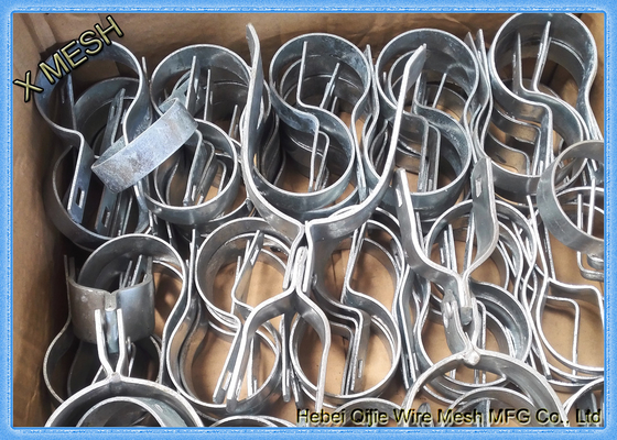 Hot Dipped Galvanised  11 Gauge Chain Link Fence Fabric Steel Wire / Posts