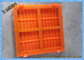 Mines / Quarries Polyurethane Screen Panels Low Operating Noise Anti Corrosion