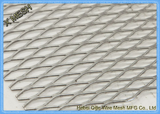 Diamond Hole Aluminum Flattened Expanded Sheet 1.2 X 2.4m Nature Surface