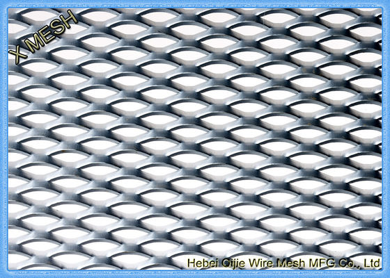 Diamond Hole Aluminum Flattened Expanded Sheet 1.2 X 2.4m Nature Surface