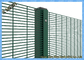 PVC Coated Woven Wire Mesh Panels Galvanized Core Wire Sturdy For Prison