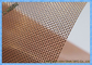 Pure Copper Metal Wire Mesh Sheets Square Hole Bending Selvage For Shielding