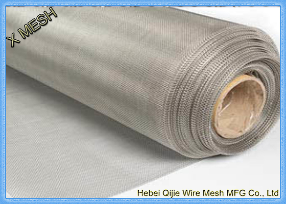 316 304 SS Stainless Woven Wire Mesh , Woven Filter Mesh In Silver Color