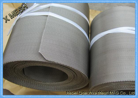 316 304 SS Stainless Woven Wire Mesh , Woven Filter Mesh In Silver Color