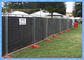 Hot Dipped Galvanized Temporary Mesh Fencing , Heavy Duty Portable Fence Panels
