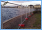 Hot Dipped Galvanized Temporary Mesh Fencing , Heavy Duty Portable Fence Panels