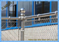 Woven Vinyl Coated Chain Link Fence Gate With Galvanized Steel Wire Fit Backyards