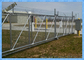 Hot Dipped Galvanized Chain Link Fence Slats / Panels Heavy Duty Sliding Gates 5 Foot