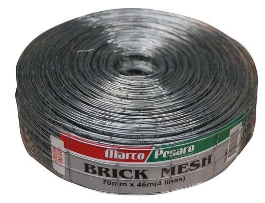 Carbon Steel Black Brick Wall Wire Mesh 2.5" X 60FT