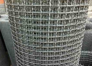 Welded Stainless Steel Woven Wire Mesh , Aluminum Crimped Metal Mesh Panels 1.20m X 100m