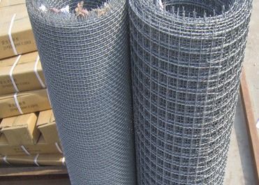 Wholesale Galvanized Square Woven Wire Mesh / Stainless Steel Crimped Wire Mesh