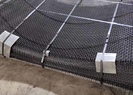 Crimped Wire SGS Mining Screen Mesh Size 1.5m X 1.95m