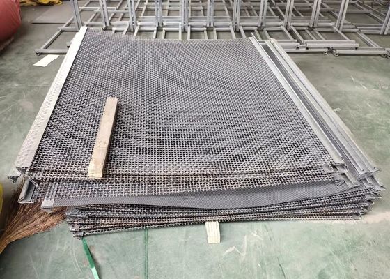 65mn Hooked Vibrating Screen Mesh For Quarry Stone Crusher
