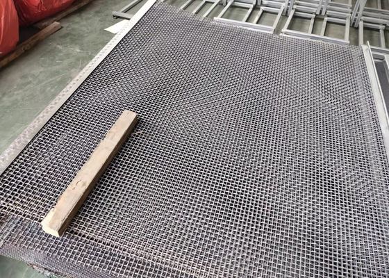 65mn Hooked Vibrating Screen Mesh For Quarry Stone Crusher