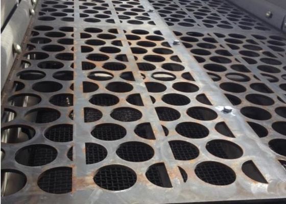 Hardness NM Steel Metal Punch Plate Screening
