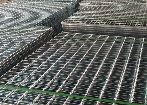 Hot Dipped Galvanized Plain / Serrated Steel Grating For Platform Walkway