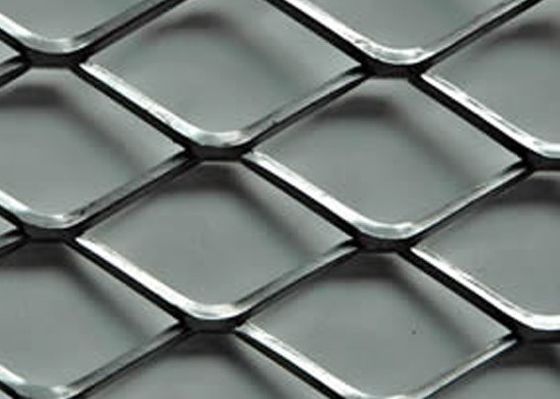 Mild Stainless Steel Expanded Metal Mesh , 1 Inch PVC Coated Welded Wire Mesh