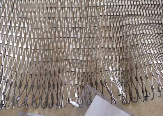 Xtend 7 × 7 7 × 19 Stainless Steel Wire Rope Mesh Ferrule Type 304l