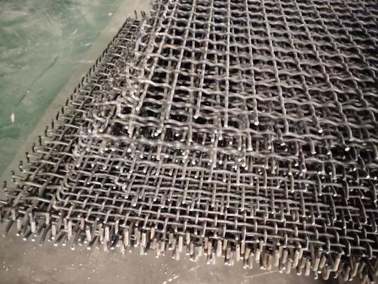 65mn Steel Vibrating Screen Crimped Wire Mesh manufacturers