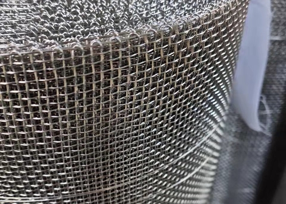 Customized Stainless Steel Crimped Woven Wire Mesh For Liquid Filter