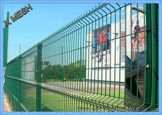 Galvanized And PVC Coated 3D Curved Welded Wire Mesh Fence For Garden Fence