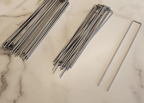 U Nail Sod Staples Used As Landscape Fabric Anchors And Garden Stakes