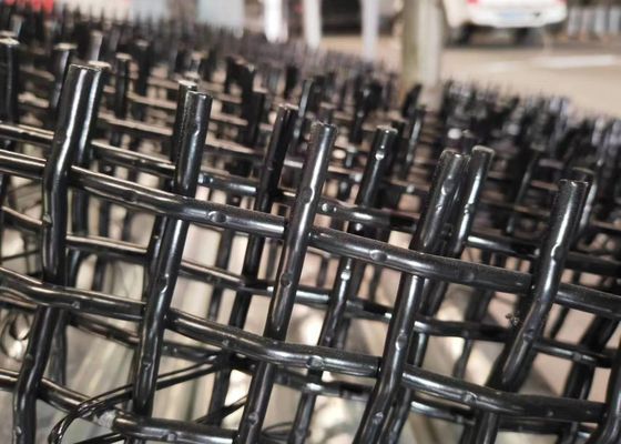 Wholesale Galvanized Square Woven Wire Mesh / Stainless Steel Crimped Wire Mesh