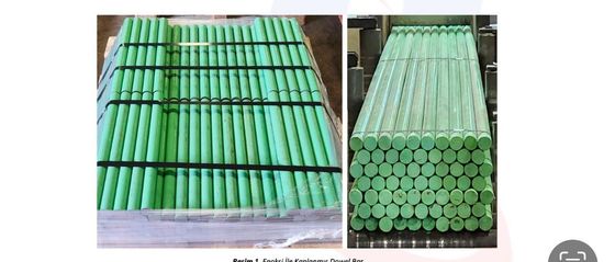500mm Length 25mm Diameter Mild Steel Epoxy Coated Dowel Bars For Reinforced Concrete