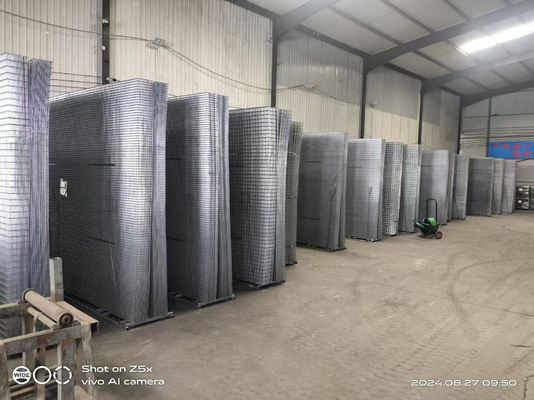 Low Carbon Steel 50x50mm 0.3mm Galvanised Wire Panels