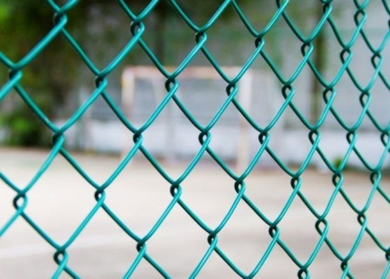 7 Ft PVC Coated Hot Dipped Galvanized Chain Link Fence Fabric Residential