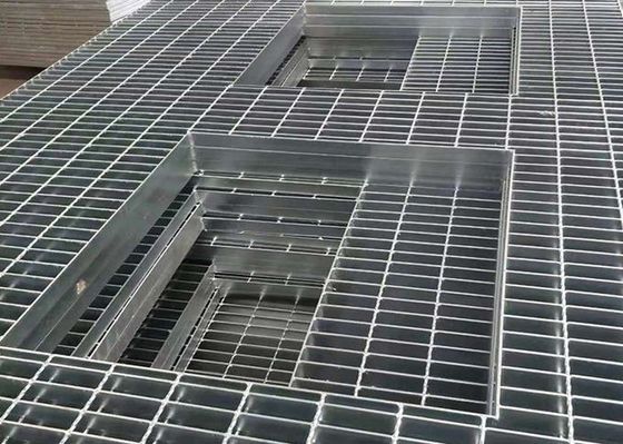 1005 X 600 Lb Hot Dipped Galvanized Floor Grating And Stair Tread Grating For Offshore