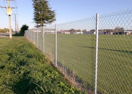 2.5mm-3.0mm Hot DIP Galvanized Chain Link Fence 9 Gauge