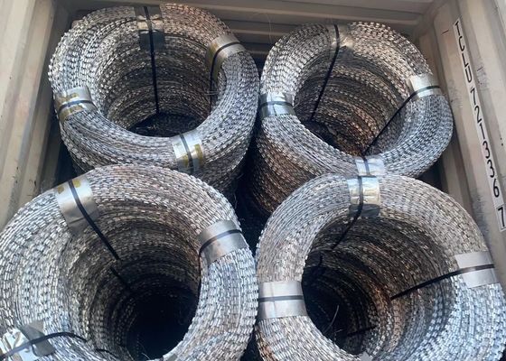Bto-22 Hot Dipped Galvanized Concertina Razor Barbed Wire