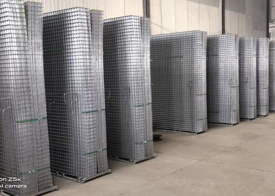 Regular Size 2 X 2 Inch Welded Mesh Galvanised Wire Panel 2.2m Width