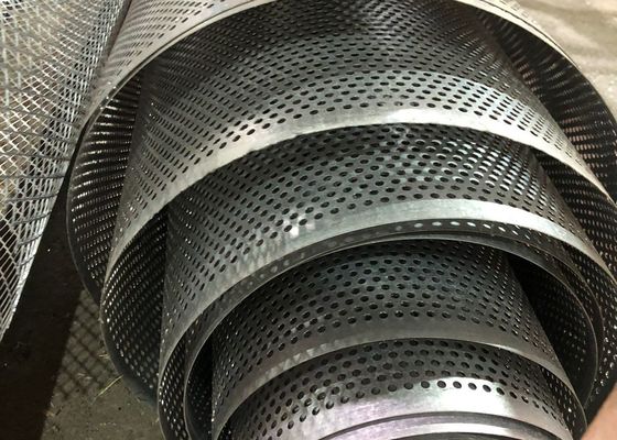 Round / Square / Diamond Expanded Perforated Metal Mesh , Punching Hole Mesh