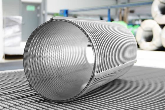 Customized 500mm Diameter Stainless Steel V Wire Wedge Wire Screen For Durable Construction