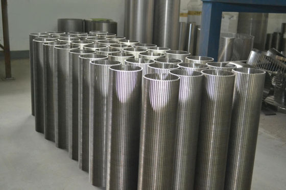 Customized 500mm Diameter Stainless Steel V Wire Wedge Wire Screen For Durable Construction