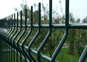 Galvanized 3D Panel Fence 3D Curved Steel Welded Fence Curved Wire Fence V Mesh Wire Fence Security Fence
