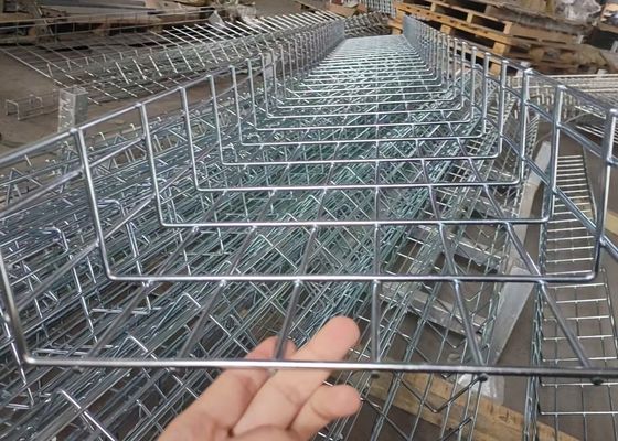 Welded 4mm Wire Mesh Cable Tray 50mm Height 150mm Width Sd / 3m