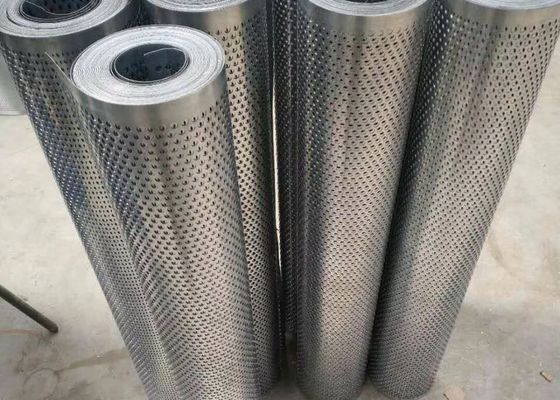 Buliding Material 316 Micron Round Hole Perforated Metal Sheet