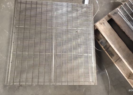 Heavy Duty V Wire SGS 321 Stainless Steel Wedge Wire Screen Johnson Gravel Welding Panel