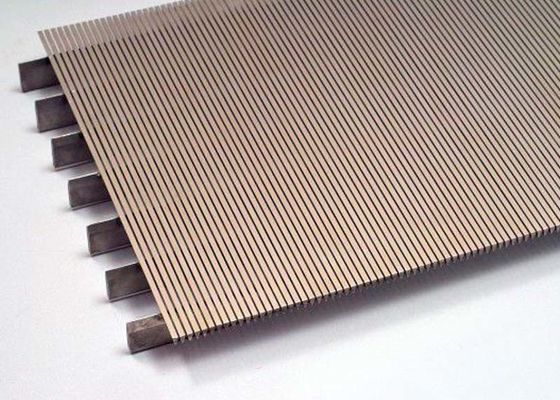 Heavy Duty V Wire SGS 321 Stainless Steel Wedge Wire Screen Johnson Gravel Welding Panel