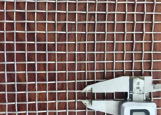 304 Mesh Crimped Stainless Steel Wire Mesh For Mining Vibrating Swing Screen Mesh