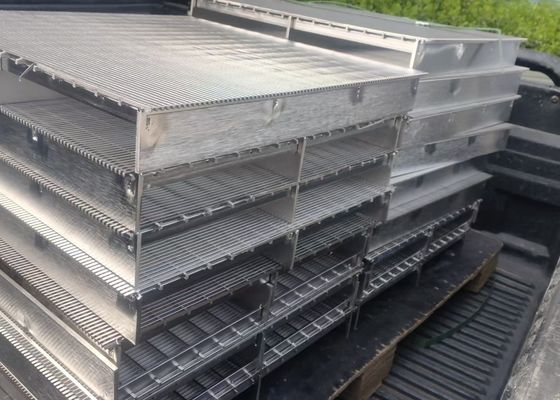 Customized 500mm Diameter Stainless Steel V Wire Wedge Wire Screen For Durable Construction