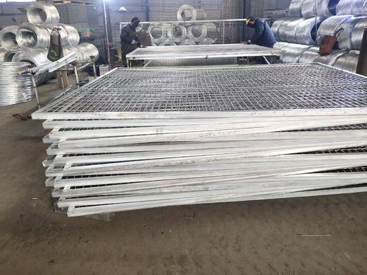 Australia Standard Galvanized Temporary Mesh Fence Movable With PVC Feet