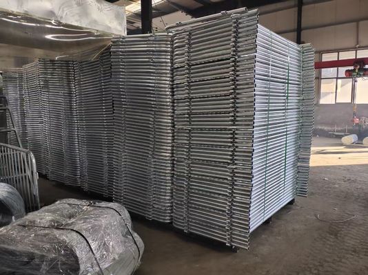 Powder Coating Temporary Construction Fence , Temporary Yard Fence